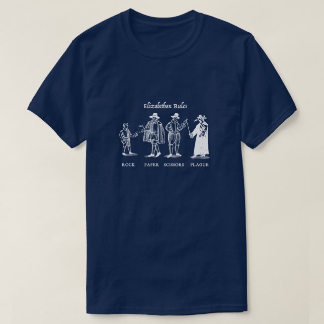 Elizabethan Rules (dark) T-Shirt (Design Front)