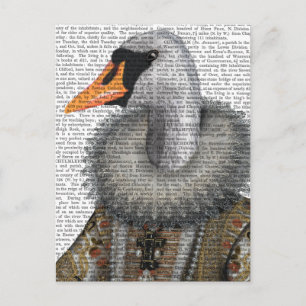 Elizabethan Swan Postcard