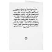 Elizabeth's Radio Program (Back)