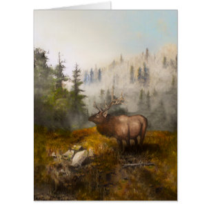 Elk 18 X 24 Card