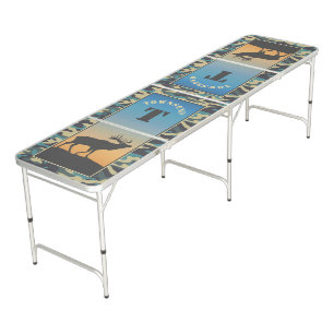 Elk and Camo Beer Pong Table