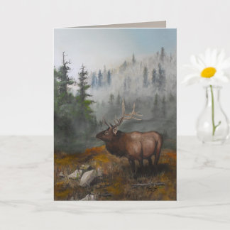 "Elk Art" by Jason Street 5" x 7" Card