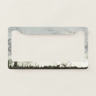 Elk at Grand Teton National Park Photography License Plate Frame
