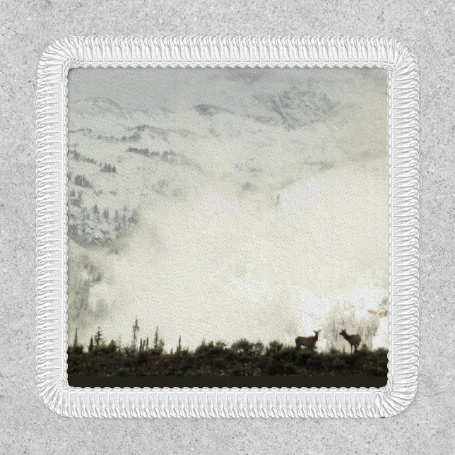 Elk at Grand Teton National Park Photography Patch (Front)