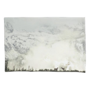 Elk at Grand Teton National Park Photography Pillow Case