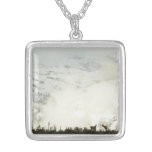 Elk at Grand Teton National Park Photography Silver Plated Necklace