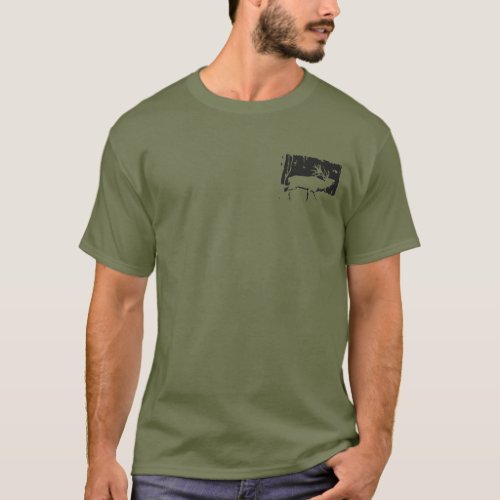 Elk Bugling Big Game Hunting Wildlife Tshirt