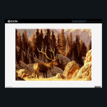 Elk Bull 15" Laptop Skins<br><div class="desc">image from an original painting by larry jacobsen. / af-021 © and ® Bigstock® - All Rights Reserved.</div>