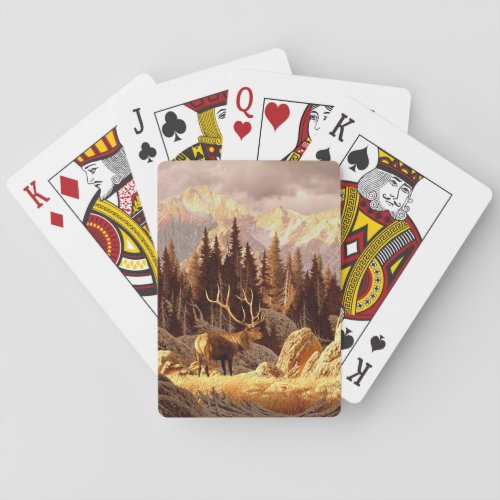 Elk Bull Poker Cards