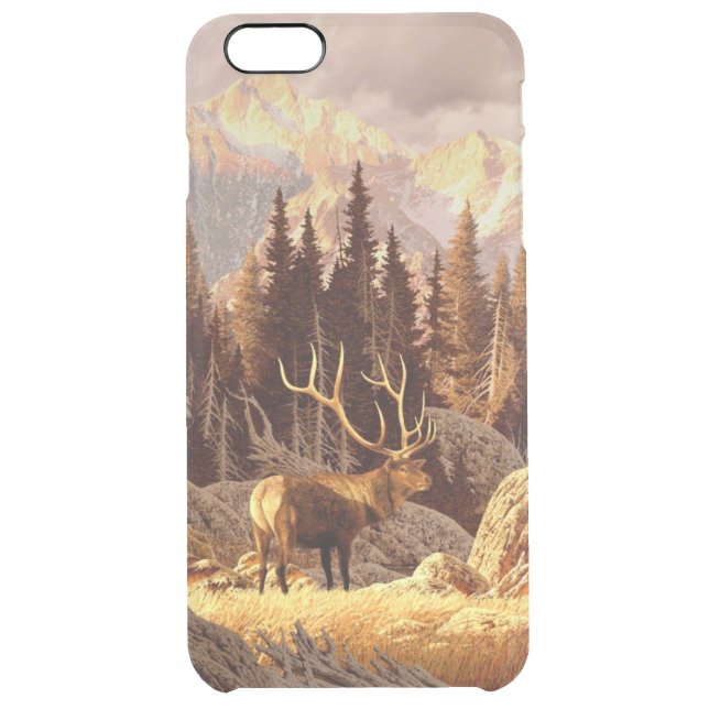 Elk Bull Uncommon iPhone Case (Back)