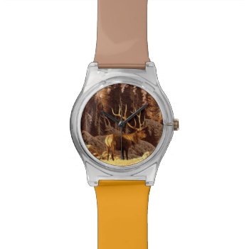 Elk Bull Watch by wildlifecollection at Zazzle