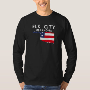 Elk City USA State America Travel Oklahoman T-Shirt