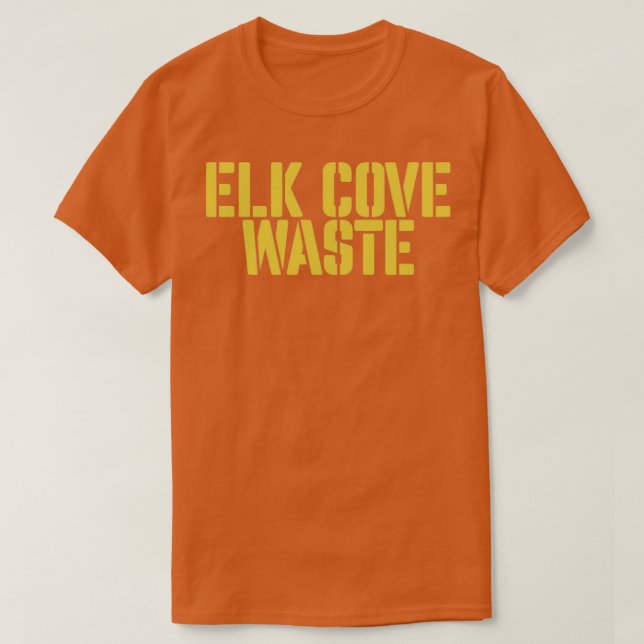 Elk Cove Waste T-Shirt (Design Front)