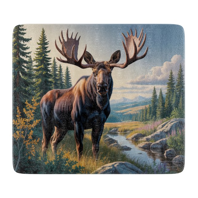 Elk Cutting Board (Front)