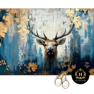 Elk Deer Estes Park Colorado Travel Decoupage Tissue Paper