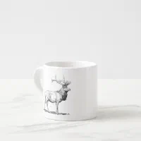 BLACK BUGLING ELK 20 OZ COFFEE MUG