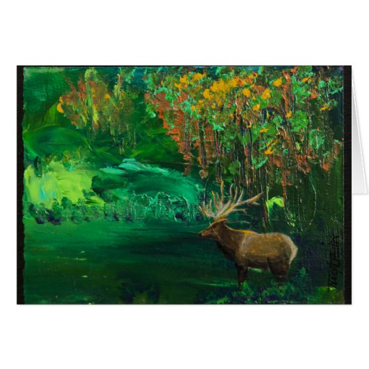 Elk Fall Cards (Front Horizontal)