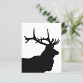 Elk Head Silhouette (Standing Front)