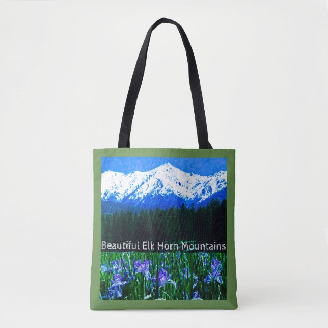 Elk Horn Mountain Tote Bag (Front)