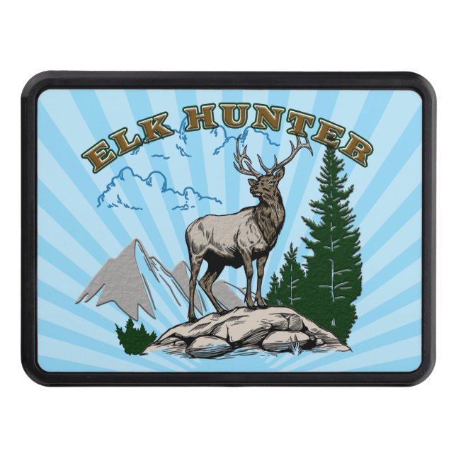 Elk Hunter Hitch Cover (Front)