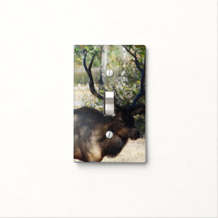 Elk Hunting Cabin Country Light Switch Plate Cover