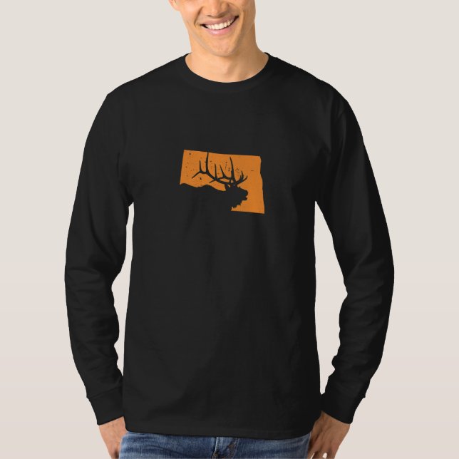Elk Hunting In North Dacota We Love To Hunt Elks T-Shirt (Front)