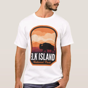 Elk Island National Park Alberta Bison T-Shirt