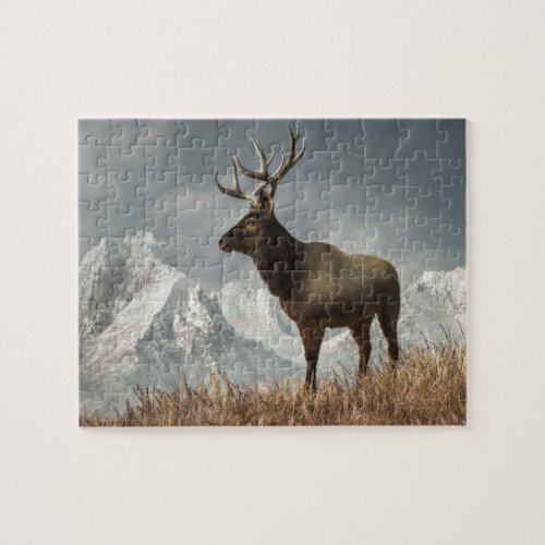 Elk Jigsaw Puzzle