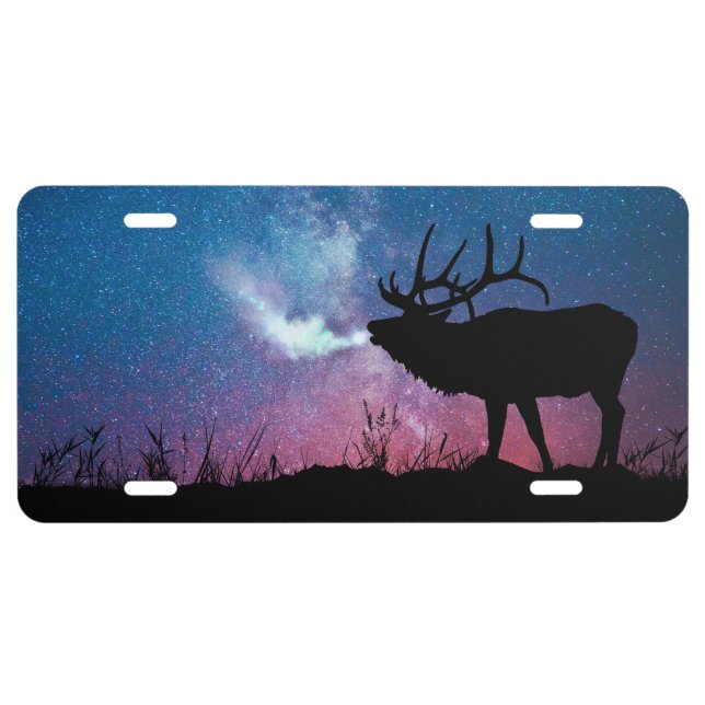 Elk License Plate (Front)