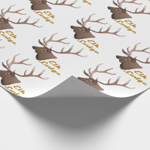 Elk Lodge Wrapping Paper