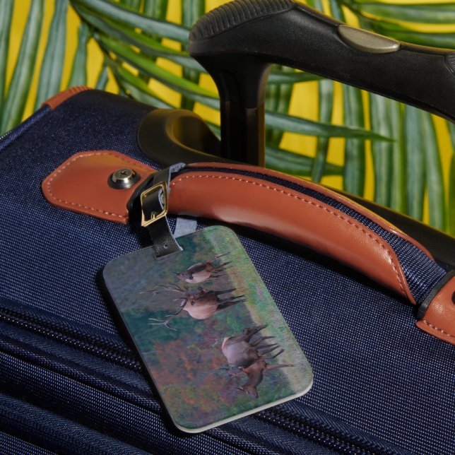 Elk Luggage Tag (Front Insitu 1)