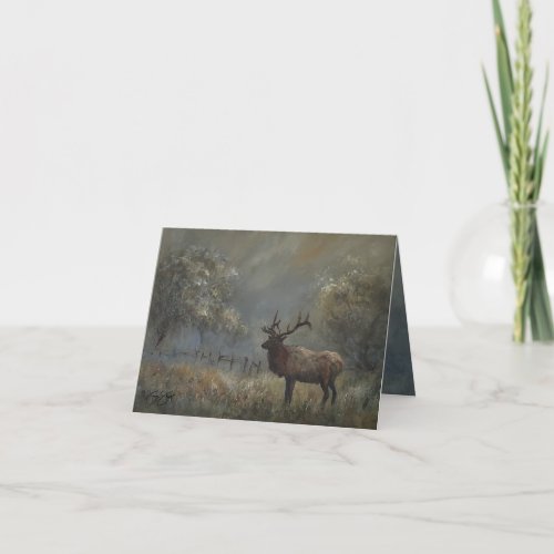 Elk Meadow 4" x 5.6" Birthday/ Thank You Card