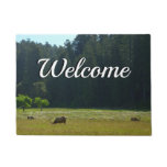 Elk Meadow at Redwood National Park Doormat