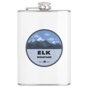 Elk Mountains Colorado Camping Flask