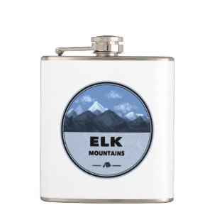 Elk Mountains Colorado Camping Flask