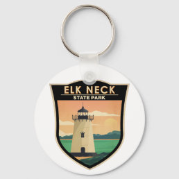 Elk Neck State Park Maryland Vintage Keychain