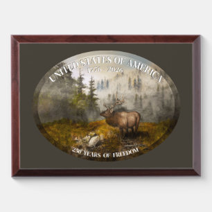 ELK OP 2 USA Decor / Award Plaque