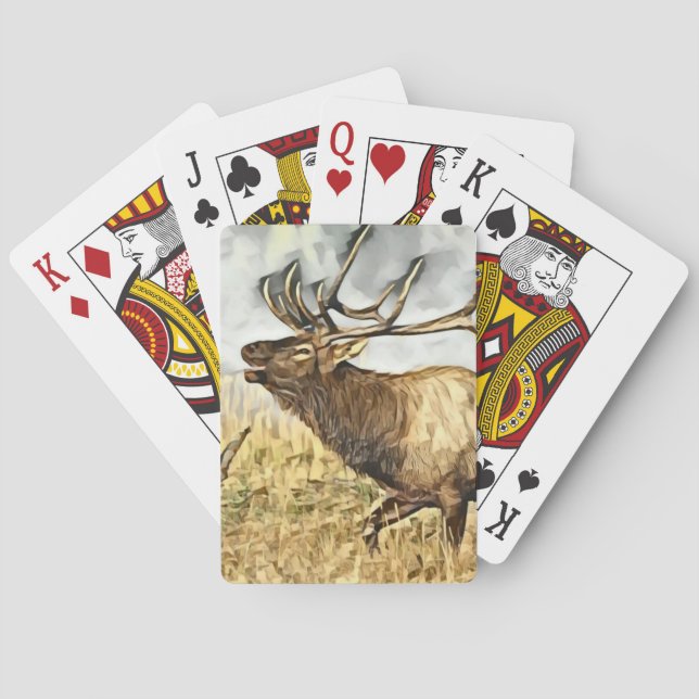 Elk Poker Cards (Back)