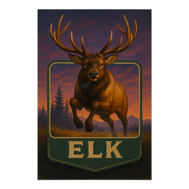Elk Poster (Front)