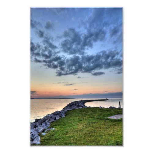 Elk Rapids Sunset on Traverse Bay Michigan Photo Print
