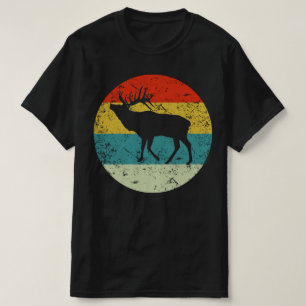 elk retro vintage  silhouette 70s T-Shirt