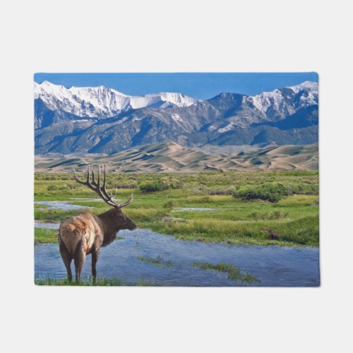 Elk _ Rocky Mountains Doormat