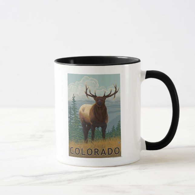 Elk SceneColorado Mug (Right)