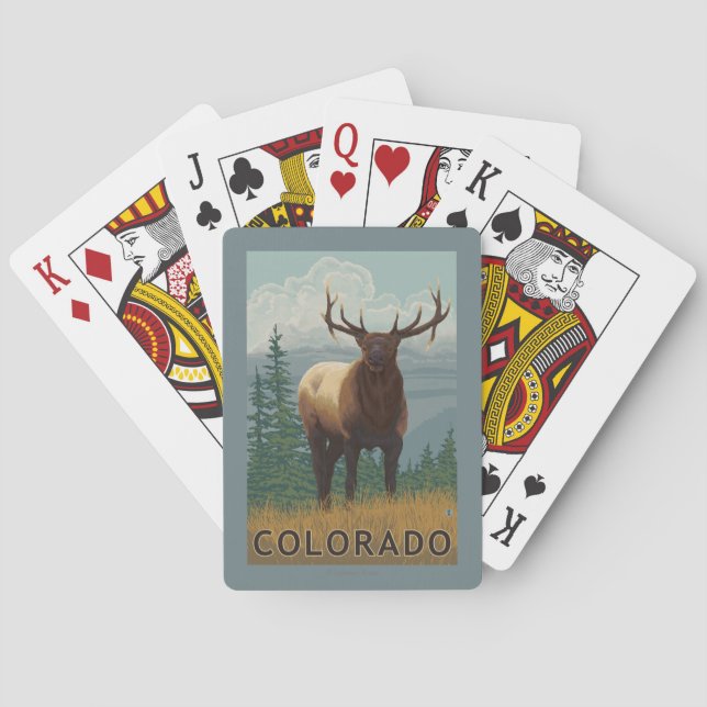 Elk SceneColorado Poker Cards (Back)