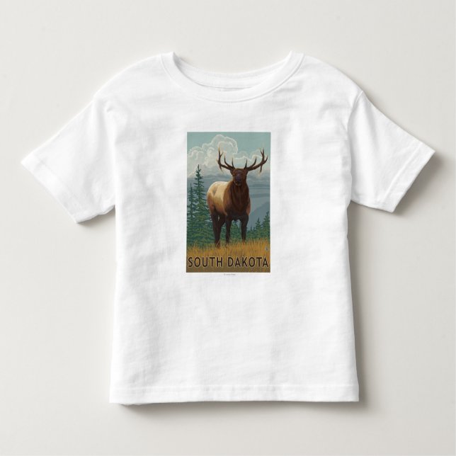 Elk SceneSouth Dakota Toddler T-shirt (Front)
