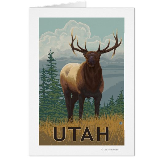Elk SceneUtah Cards (Front)