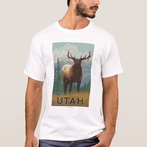 Elk SceneUtah T_Shirt