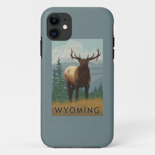 Elk SceneWyoming iPhone 11 Case