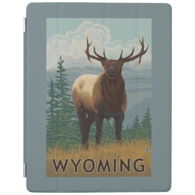Elk SceneWyoming iPad Smart Cover (Front)