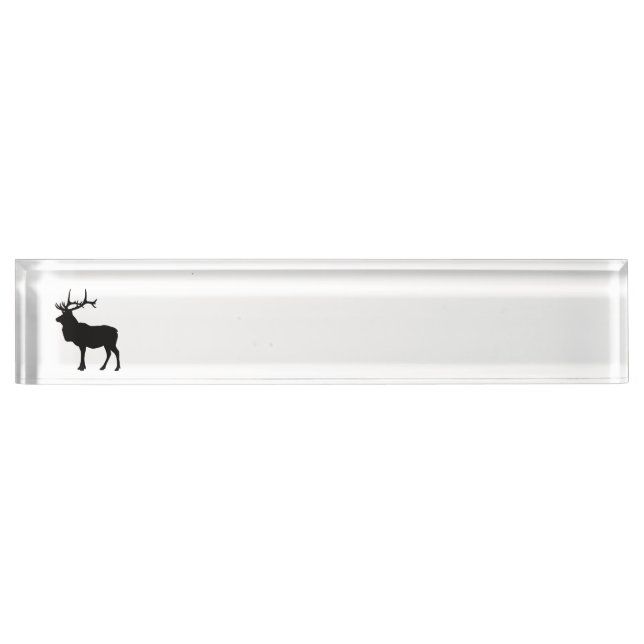 Elk Silhouette Nameplate (Front)
